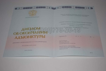 Диплом Адъюнктуры 2025г в Сочи
