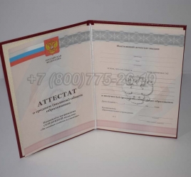 Аттестат За 11 Класс 2010г Серебро в Сочи